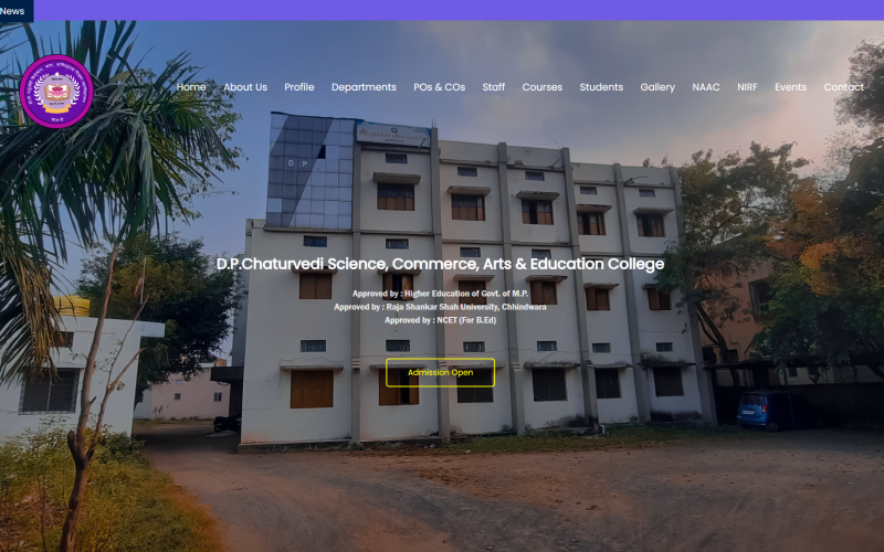 Simple College Website